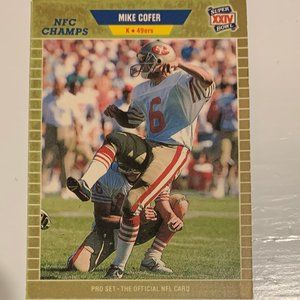 Mike Cofer 1989 Pro Set #371 Football Card